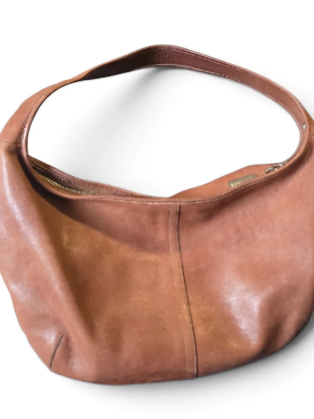Y2k Coach Brown Leather Hobo Shoulder Bag - Women 9227